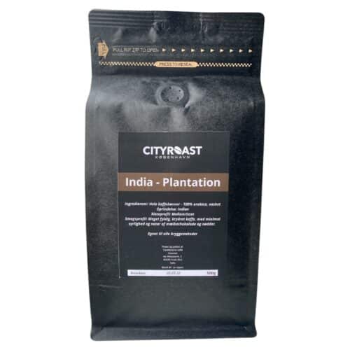 India Plantation - hele kaffebønner - mellemristet, 500g